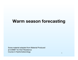 09 Convective Forecasting