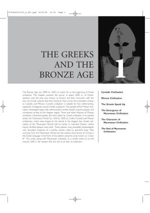 The Greeks and the Bronze Age 1