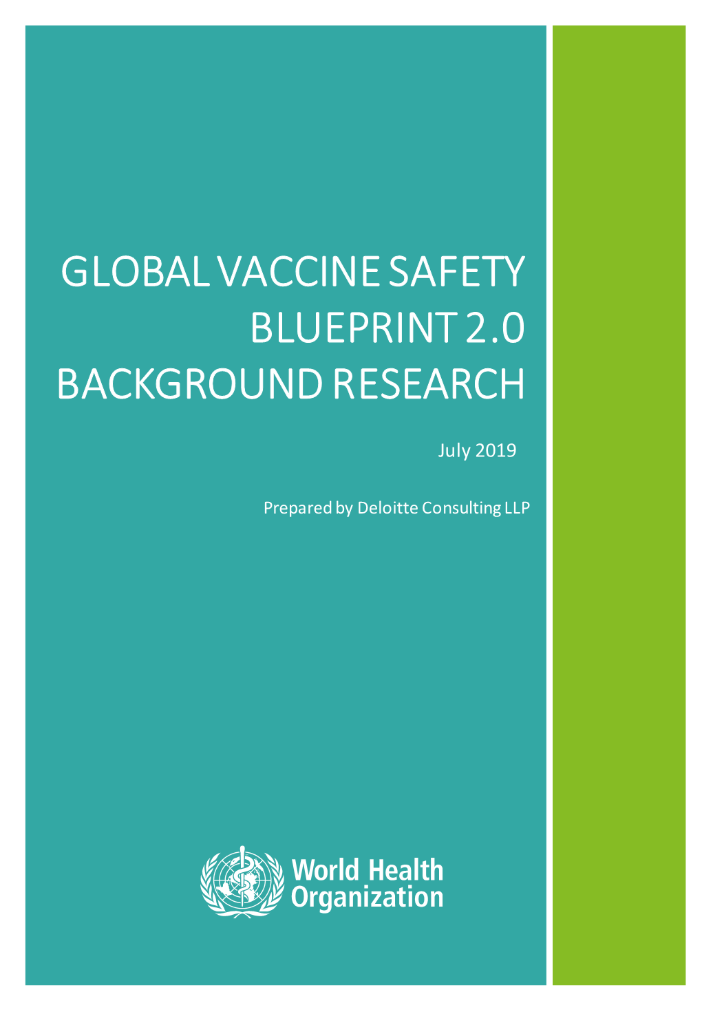 Global Vaccine Safety Blueprint 2.0 Background Research