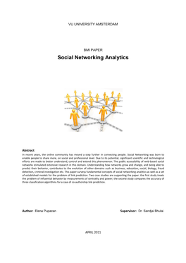 Social Networking Analytics
