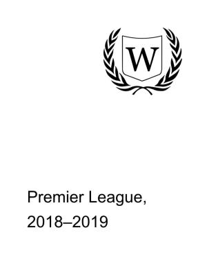 Premier League, 2018–2019