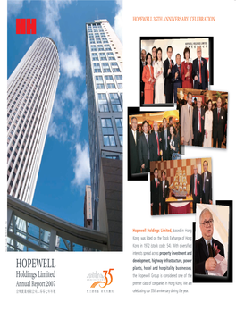 Annual Report 2007 Premier Class of Companies in Hong Kong