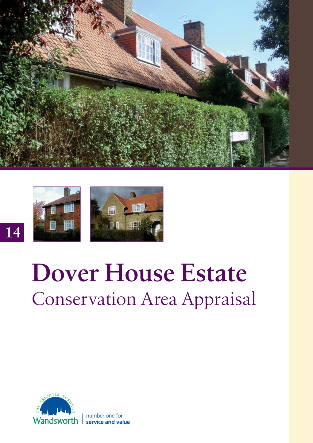 Dover House Estate Conservation Area Appraisal CONTENTS DocsLib