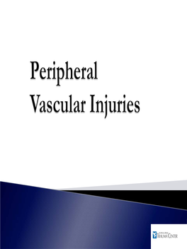 Peripheral Vascular Injuries) ` Exposure by Medial Arm Incision in the Groove Between Biceps and Triceps Muscle