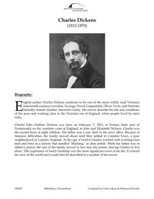 Charles Dickens (1812-1870)
