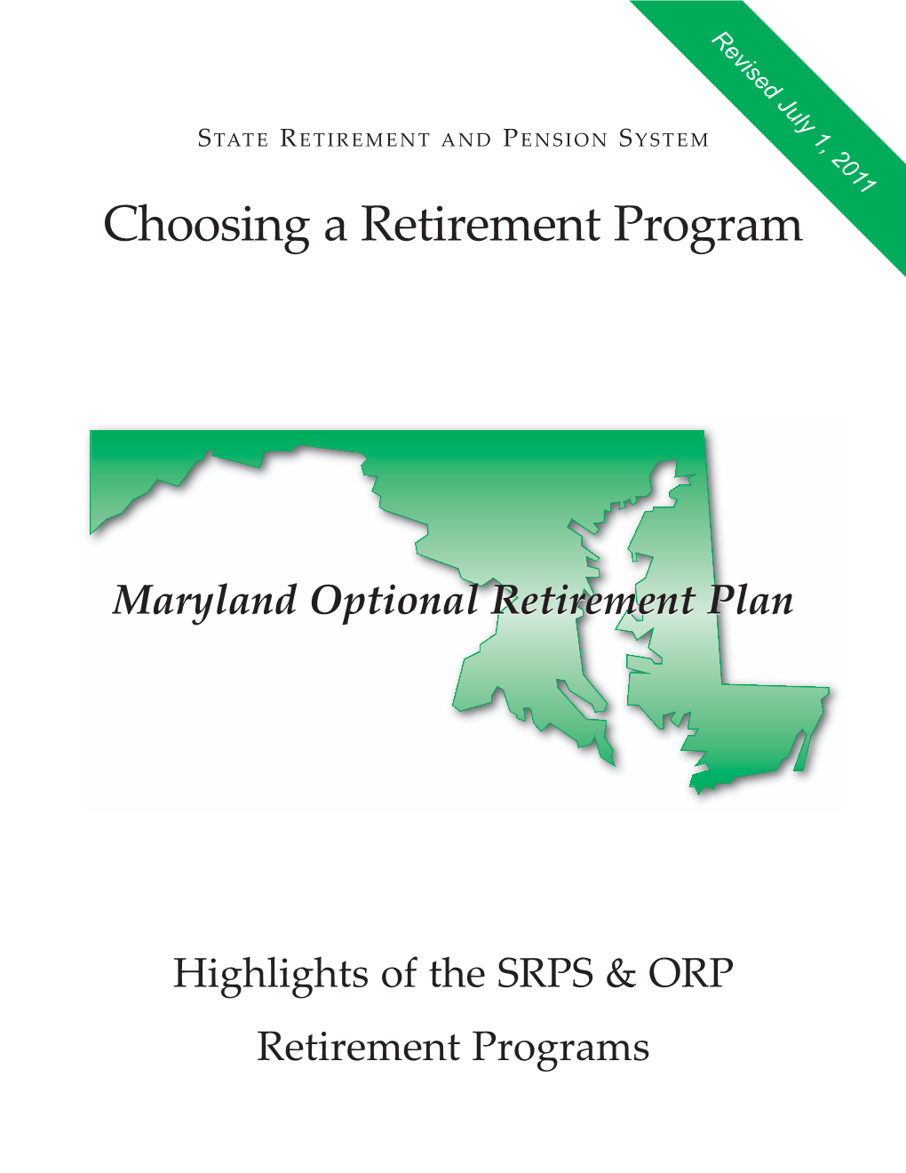 Choosing a Retirement Program