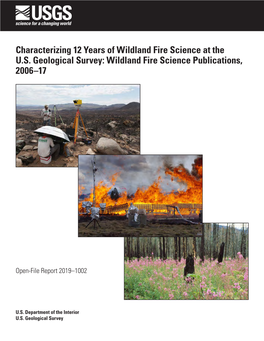 Characterizing 12 Years of Wildland Fire Science at the US Geological