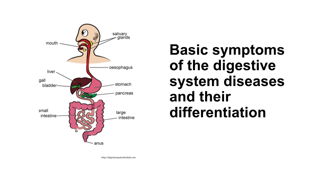 Basic Symptoms of the Digestive System Diseases and Their ...