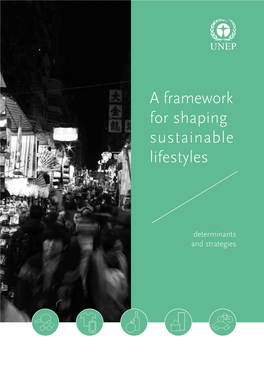 A Framework for Shaping Sustainable Lifestyles