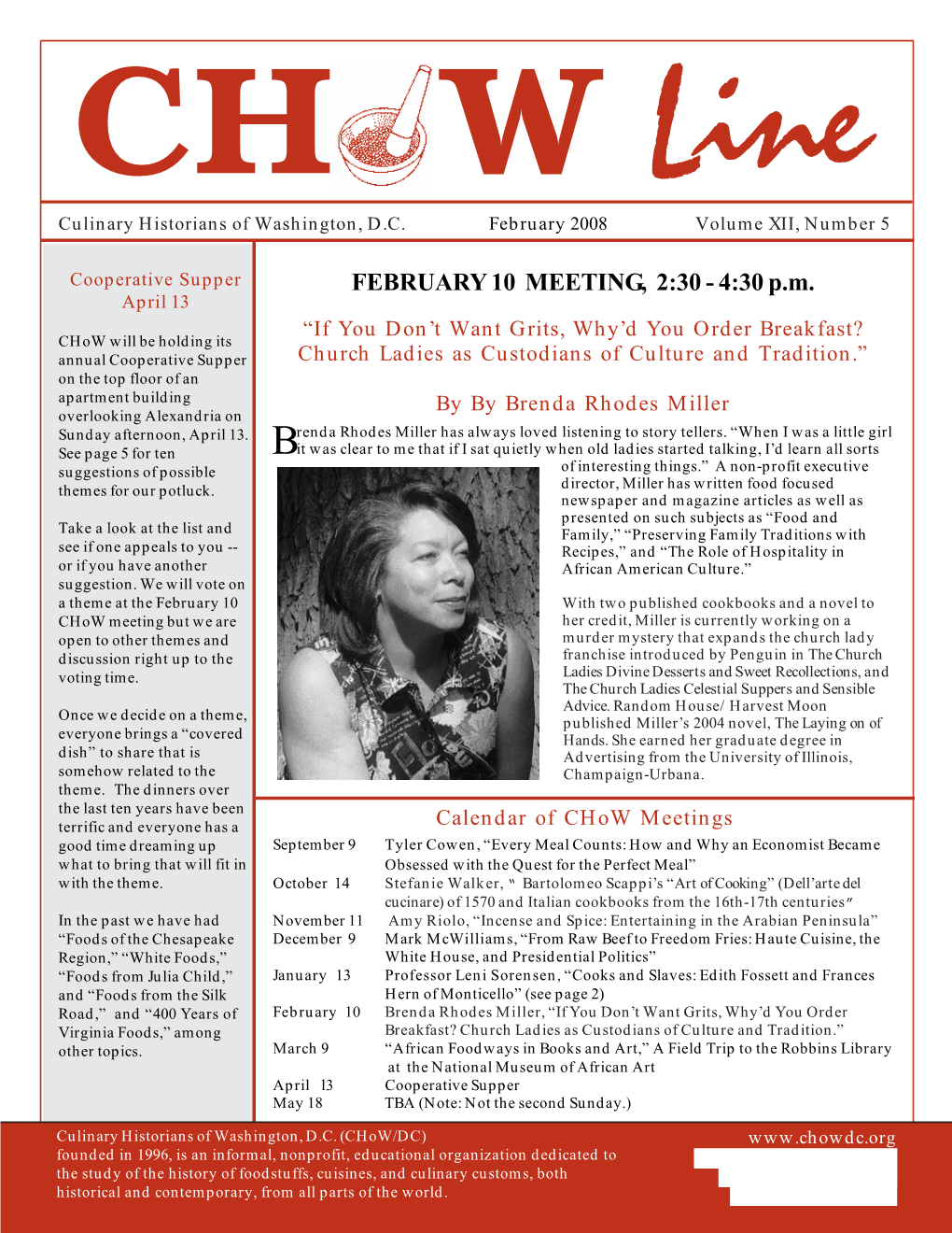 Chow Line Newsletter