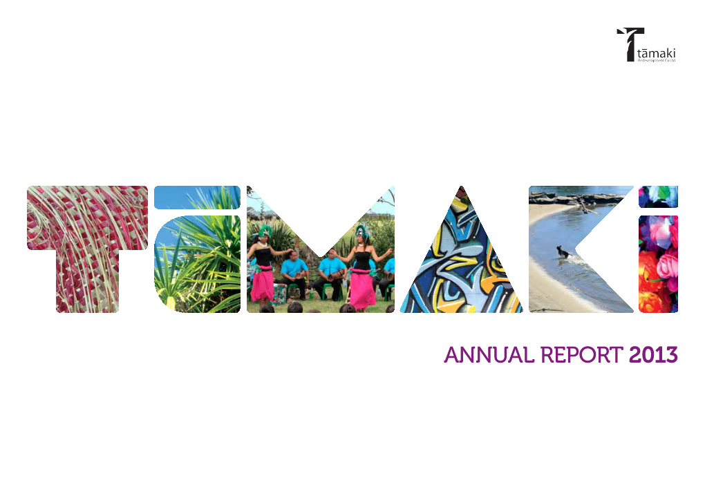 Annual Report 2013 Trc Annual Report 2013