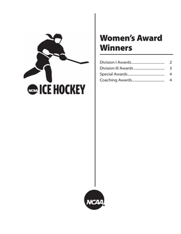 2010-11 NCAA Women's Ice Hockey Records (Awards)
