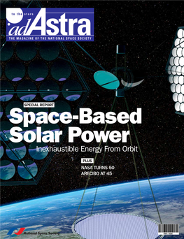 Space-Based Solar Power Inexhaustible Energy from Orbit