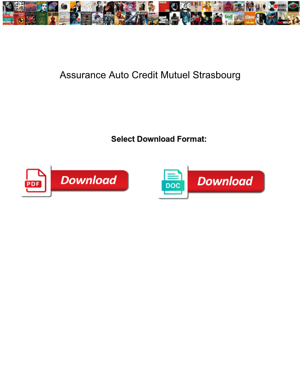 Assurance Auto Credit Mutuel Strasbourg