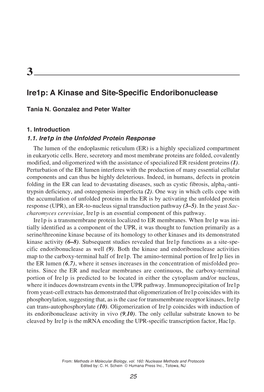 A Kinase and Site-Specific Endoribonuclease