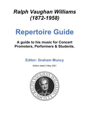 Repertoire Guide