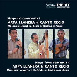 Venezuela I ARPA LLANERA & CANTO RECIO Musique Et Chant Des États De Barinas Et Apure