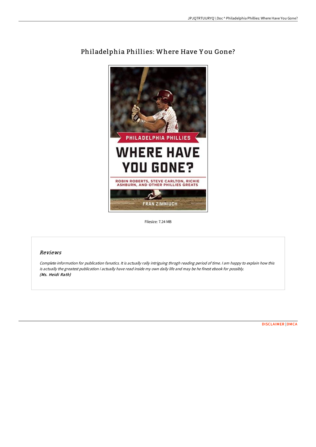 Find Doc / Philadelphia Phillies: Where Have You Gone?