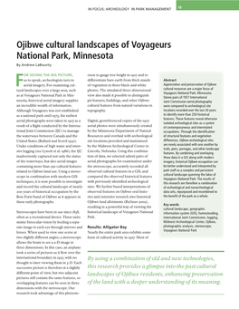 Ojibwe Cultural Landscapes of Voyageurs National Park, Minnesota by Andrew Labounty