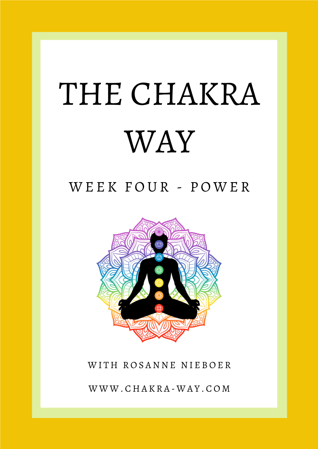 The Chakra Way