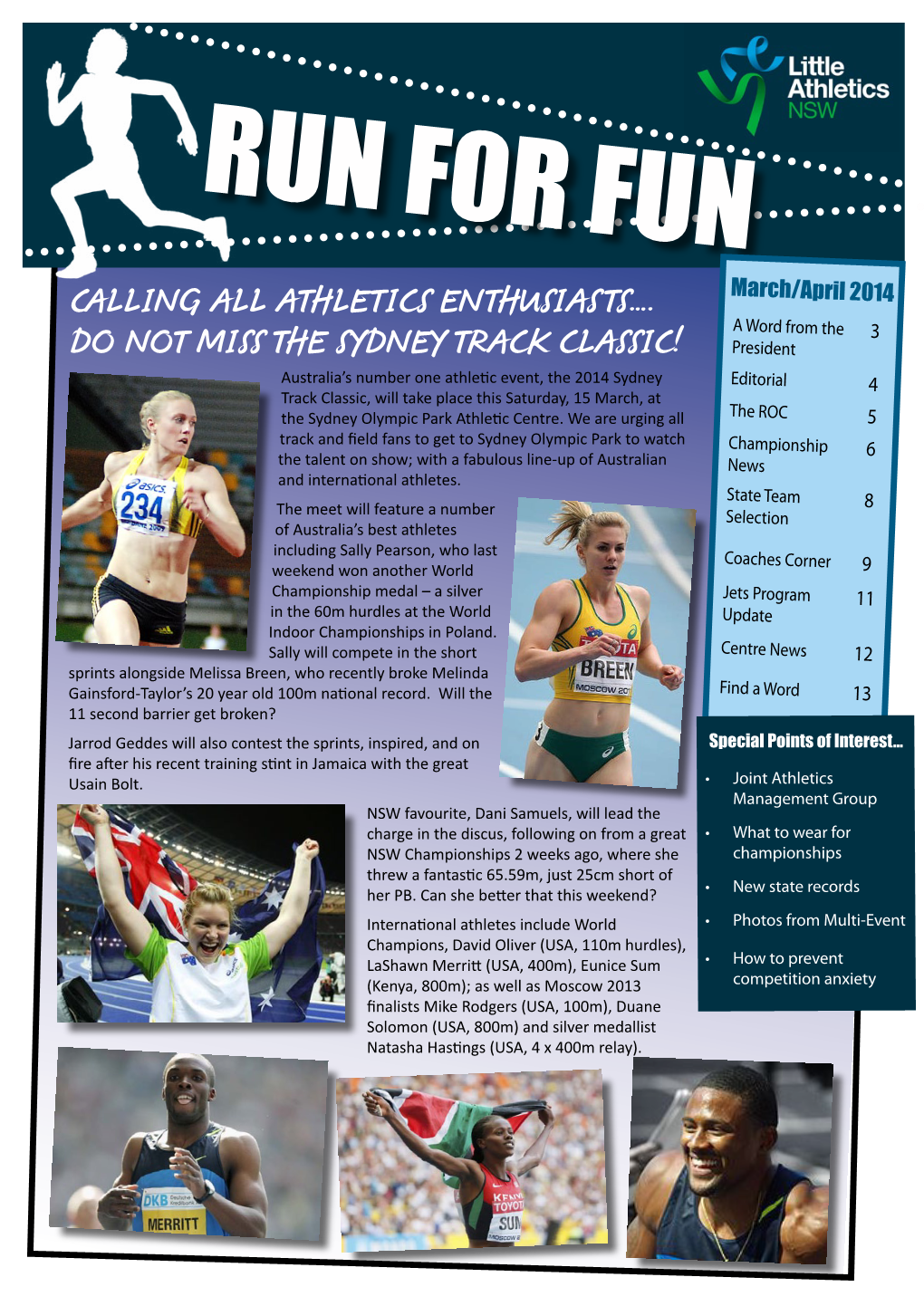 Calling All Athletics Enthusiasts…. Do Not Miss the Sydney Track Classic!