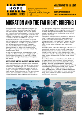 Migration and the Far Right