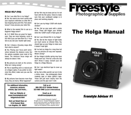 The Holga Manual Ners