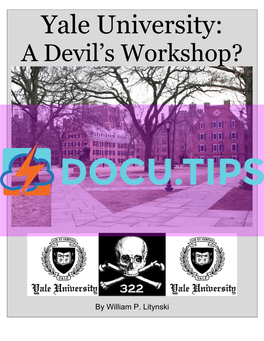 Yale University: a Devil’S Workshop?