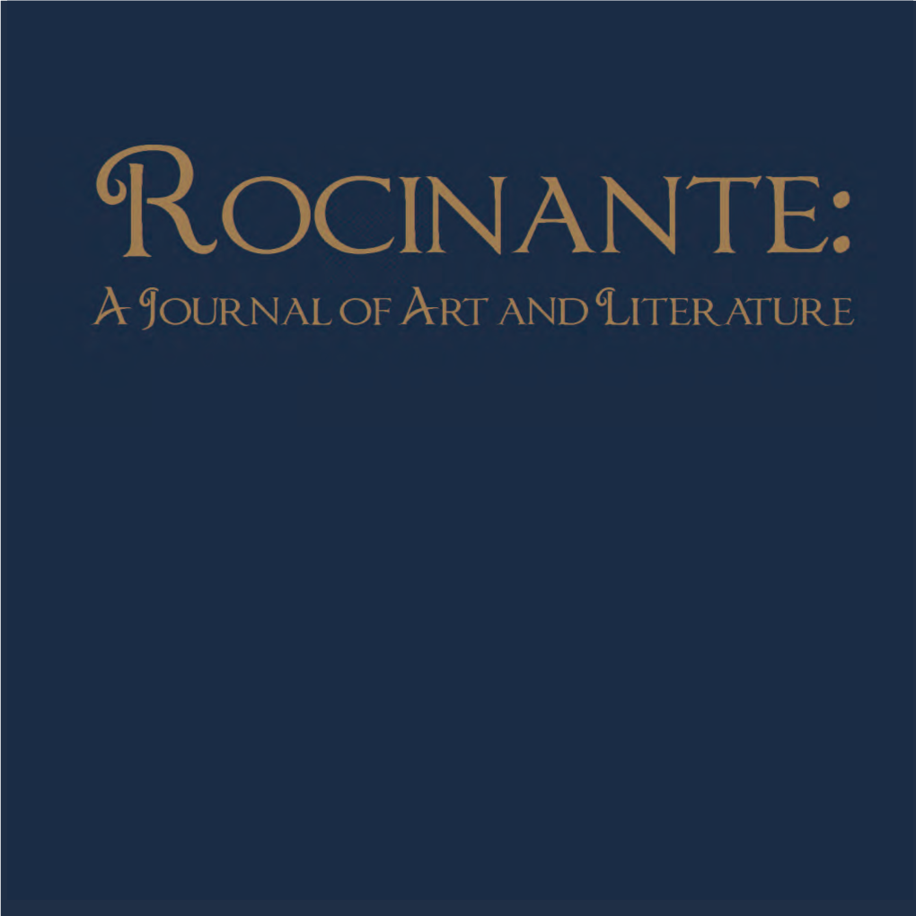 Rocinante XIV Rocinante a Journal of Art and Literature