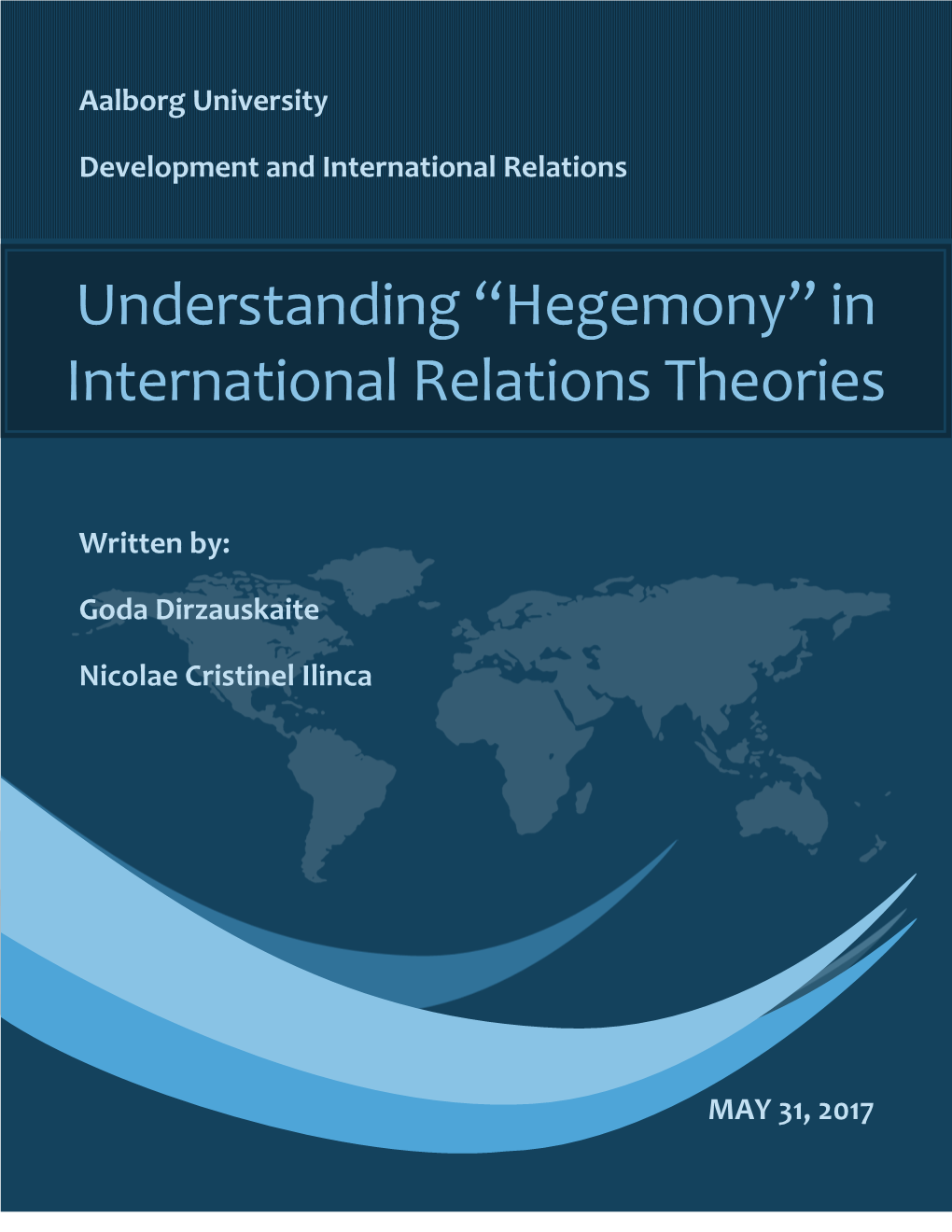 Understanding “Hegemony” in International Relations Theories