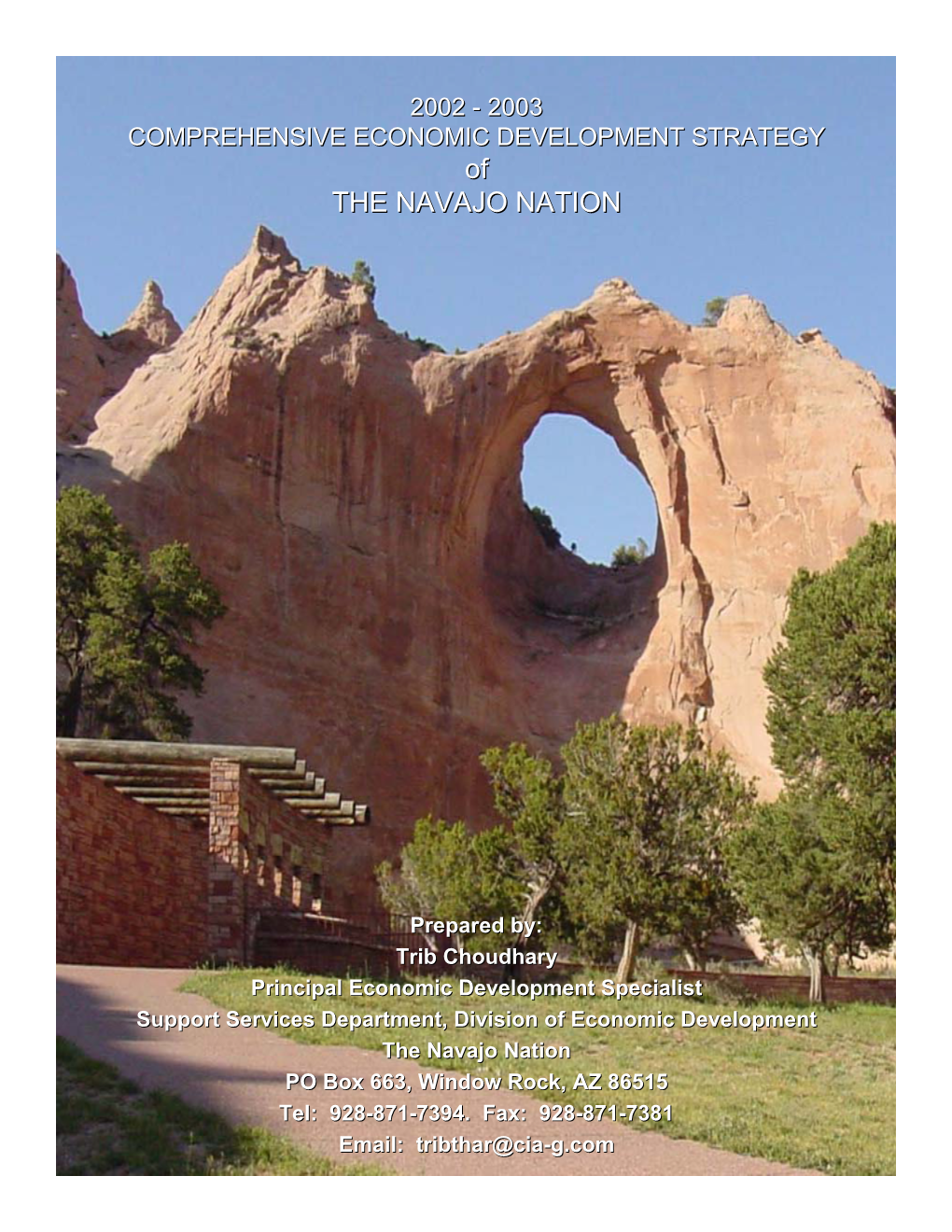 20022003 Comprehensive Economic Development Strategy of the Navajo