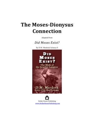The Moses-Dionysus Connection