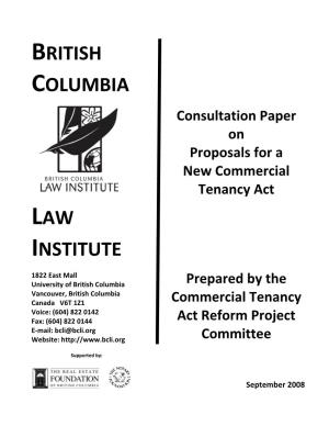 2008-09-30 Commercial Tenancy Act