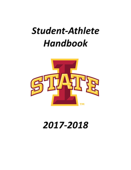 Student-Athlete Handbook 2017-2018