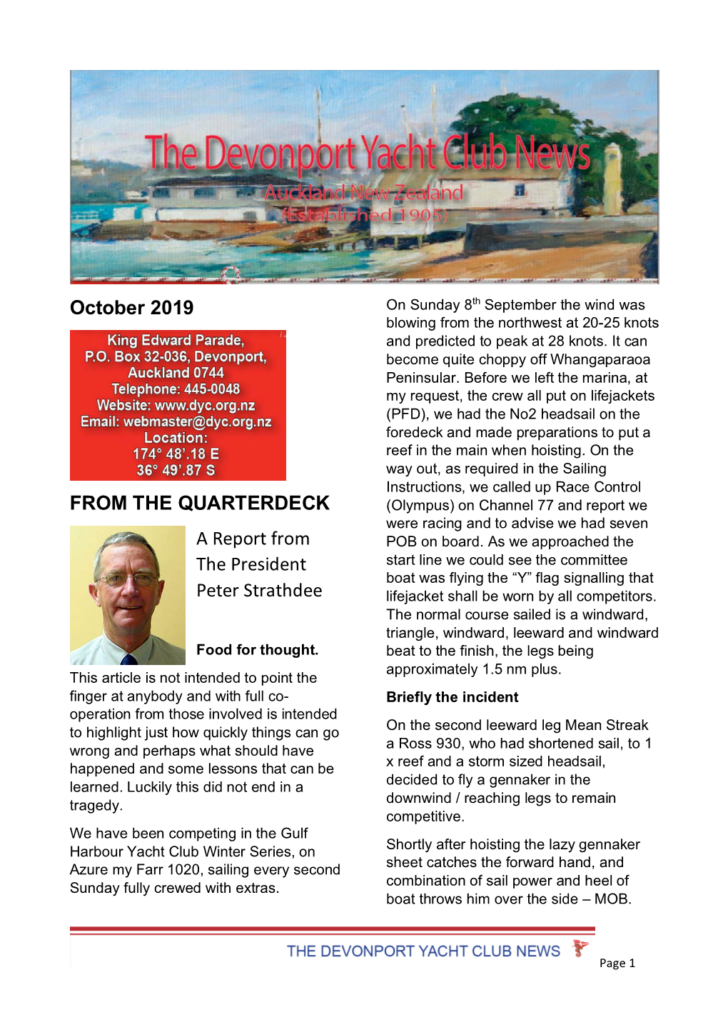 DYC Newsletter October 2019.Pdf