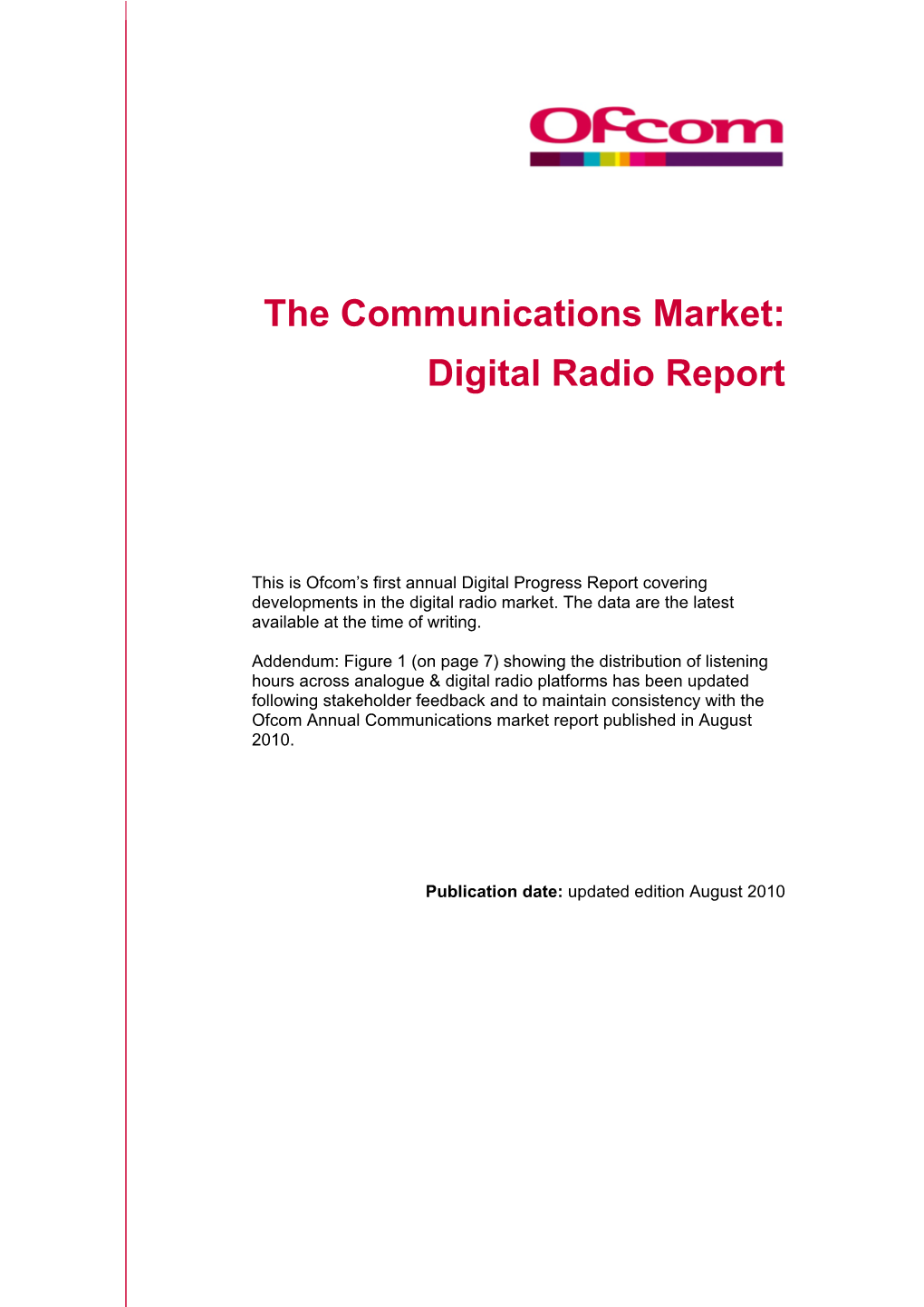 Digital Radio Report