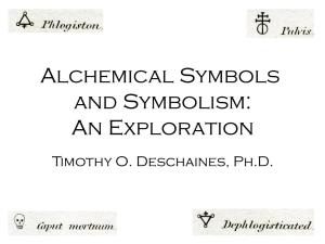 Alchemical Symbols and Symbolism: an Exploration