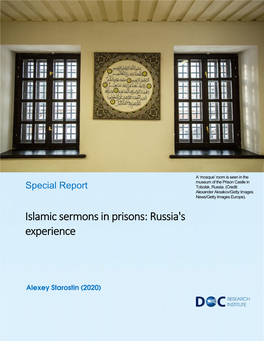 Islamic Sermons in Prisons: Russia's Experience