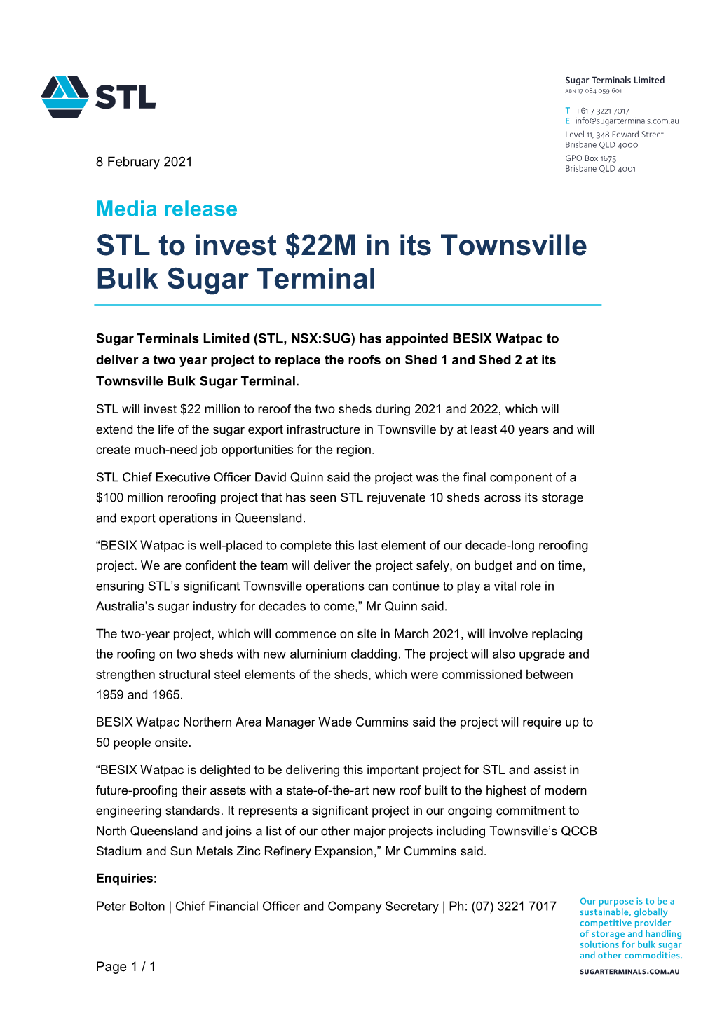 Townsville Bulk Sugar Terminal