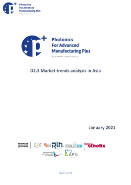 D2.3 Market Trends Analysis in Asia January 2021