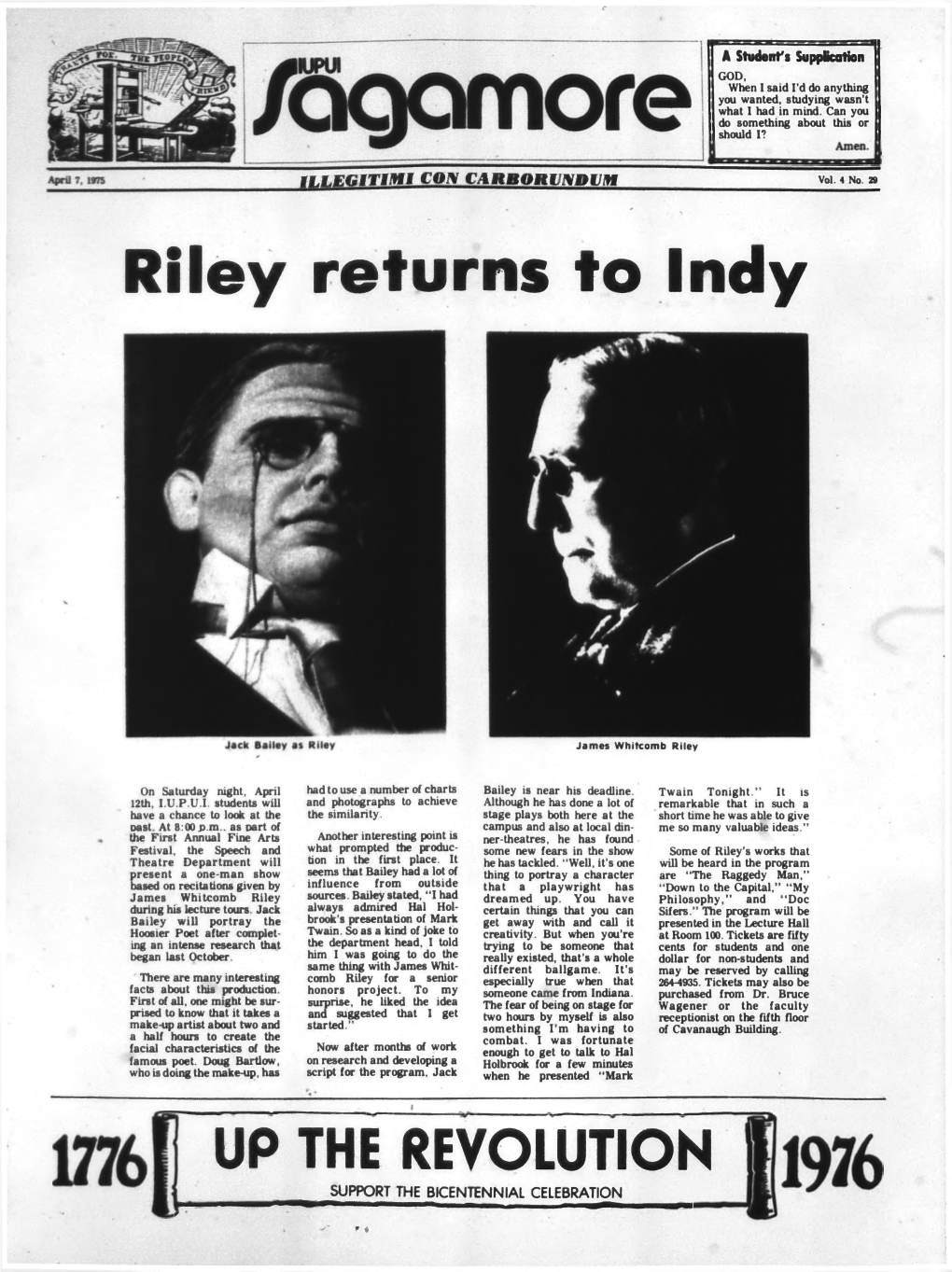 Riley Returns to Indy