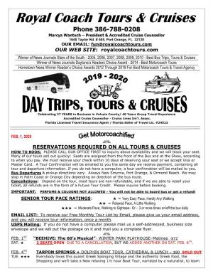 Royal Coach Tours & Cruises