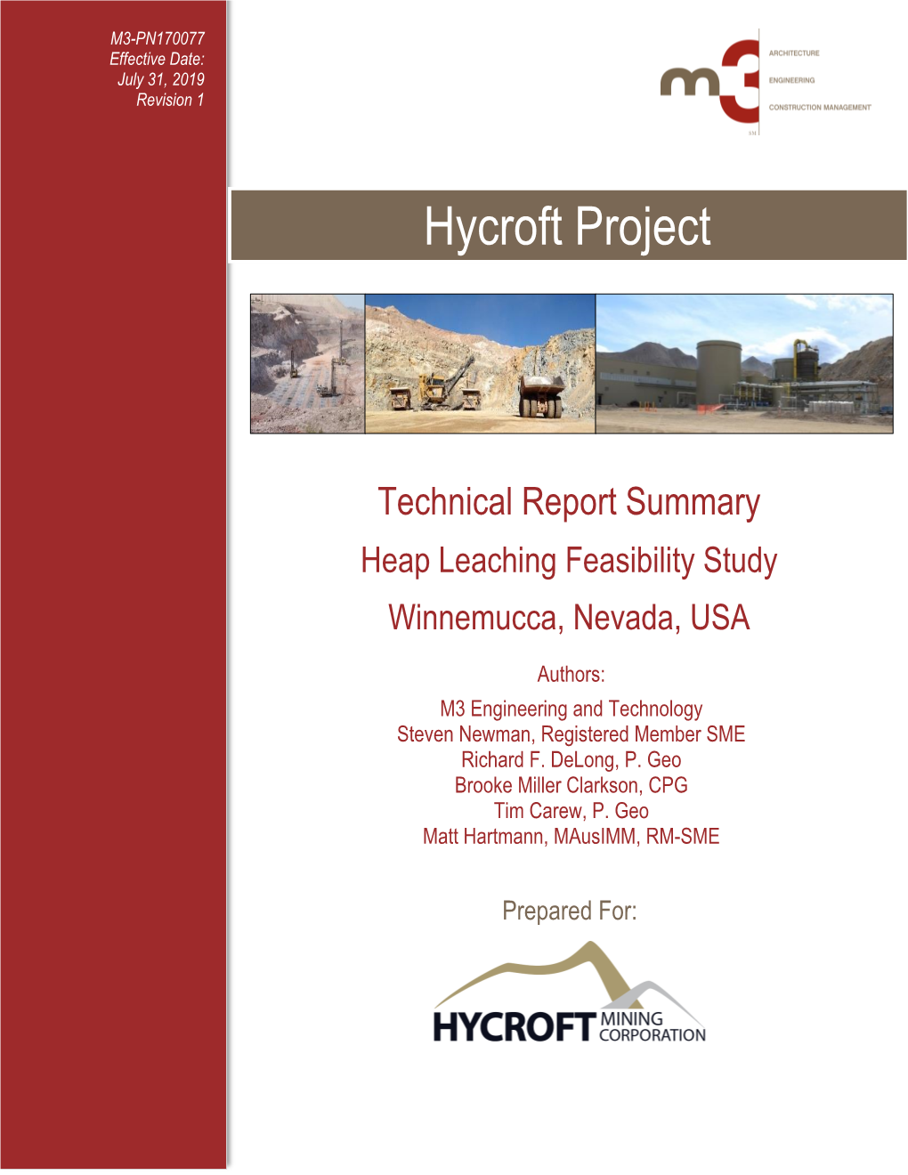 Recent Technical Report Summary