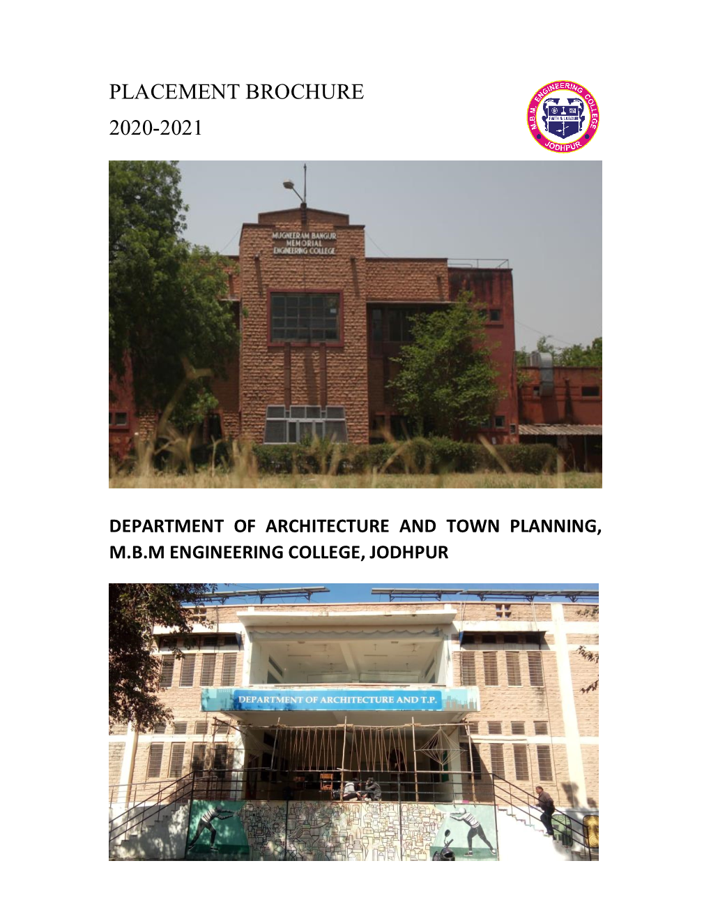 Placement Brochure 2020-2021