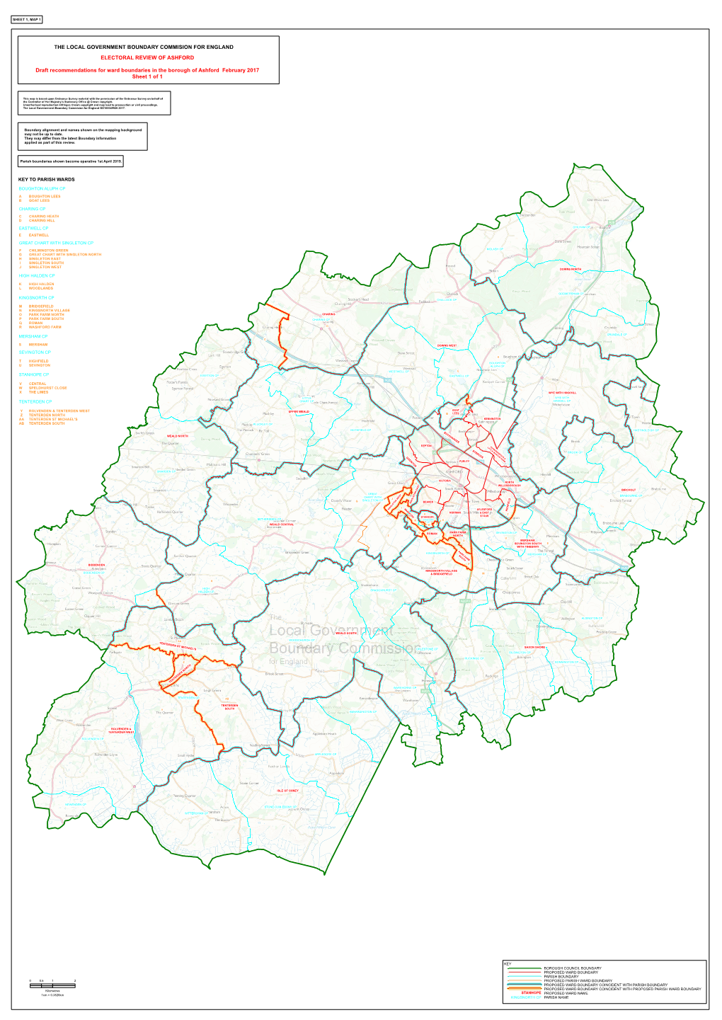 ELECTORAL REVIEW of ASHFORD Draft Recommendations for Ward