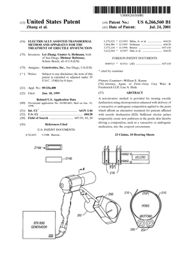(12) United States Patent (10) Patent No.: US 6,266,560 B1 Zhang Et Al