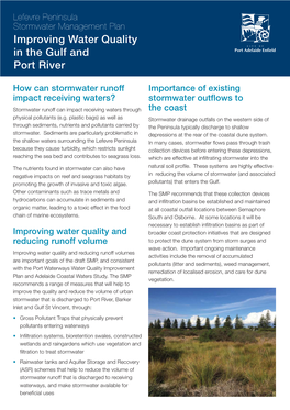 Improving Water Quality in the Gulf and Port River