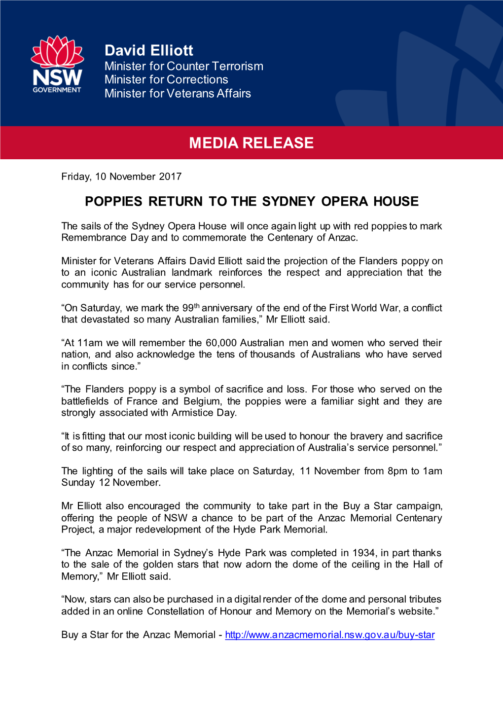 Poppies Return to the Sydney Opera House