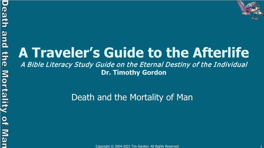 Death and the Mortality of Man