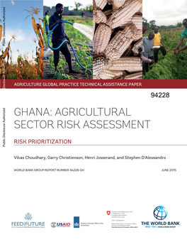 Important Risks Facing the Agricultural Sector in New Mitigation Measures and Improve Existing Ghana
